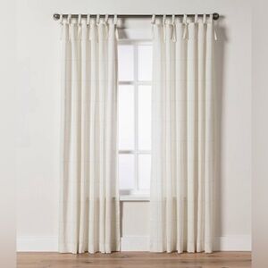 Hearth & Hand Windowpane Curtains Twilight Taupe